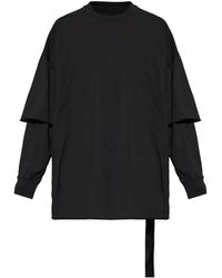 Rick Owens - T-Shirt À Design Superposé - Lyst