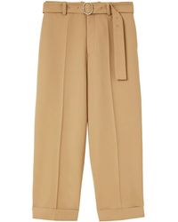 Jil Sander - ベルテッド ストレートパンツ - Lyst