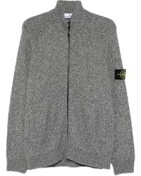 Stone Island - Logo-patch Cardigan - Lyst