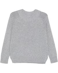 Purotatto - Raglan-Sleeve Ribbed-Trim Sweater - Lyst