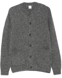 Eleventy - Marl-Knit Button-Up Cardigan - Lyst