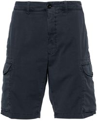 Incotex - Textured Cotton Cargo Shorts - Lyst