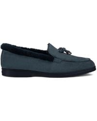 Doucal's - Loafer Mit Pelzbesatz Und Quasten - Lyst