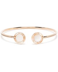 Damiani - 18kt Rose Gold Mother-of-pearl Diamond Cuff - Lyst