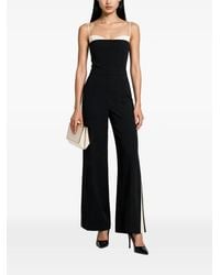 Jonathan Simkhai - Contrast-Trim Sleeveless Jumpsuit - Lyst