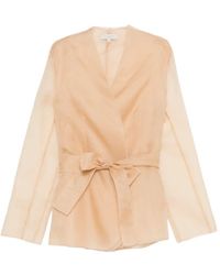 Antonelli - Elia Sheer Fitted Jacket - Lyst