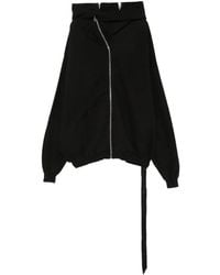 Rick Owens - Mountain Hun Asymmetric Zip-Up Hoodie - Lyst