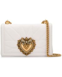 Dolce & Gabbana - Large Devotion Bag In Quilted Nappa Leather - Lyst