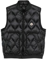 Moncler - Douodune Sans Manches Erelia À Matelassage À Losanges - Lyst