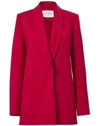 Carolina Herrera - Single-Breasted Shawl-Collar Blazer - Lyst