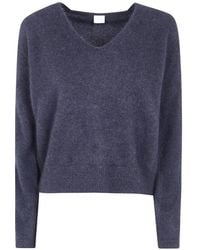 C.t. Plage - V-Neck Knitted Sweater - Lyst