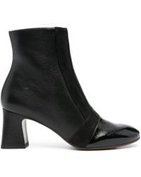 Chie Mihara - Fitas Stiefel aus Lackleder mit Blockabsatz 55mm - Lyst