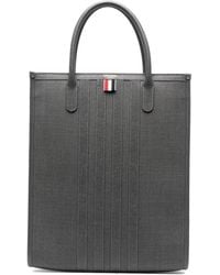 THOM BROWNE★キャンバストートバッグ UAG013F 05390 451 THOM BROWNE☆キャンバストートバッグ UAG013F 05390 451 (THOM