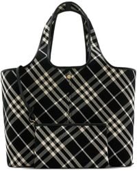 Burberry - Sac Cabas Médium À Motif Vintage Check - Lyst