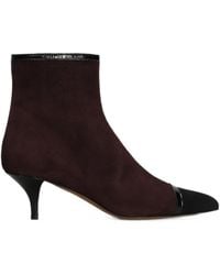 Roberto Festa - Serelit Patent-Trim Suede Ankle Boots - Lyst