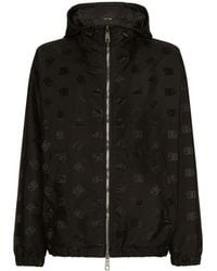 Dolce & Gabbana - D&g Monogram Hooded Jacket - Lyst