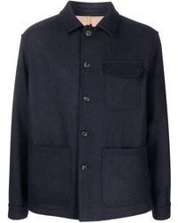 Lardini - Spread-collar Shirt Jacket - Lyst
