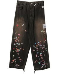 Maison Mihara Yasuhiro - All-Over Graphic Print Jeans - Lyst