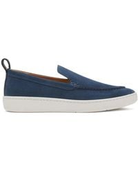 Lanvin - Suede Slip-On Loafers - Lyst