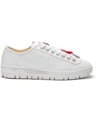 LILI CURIA - June Textured Lace-Up Sneakers - Lyst