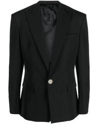 Balmain - Single-Breasted Wool Blazer - Lyst