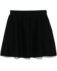 ROTATE BIRGER CHRISTENSEN - Fine-Knit Mini Skirt - Lyst