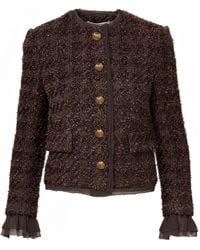 Veronica Beard - Button Front Jacket - Lyst