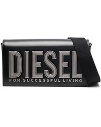 DIESEL - Biscotto M レザーショルダーバッグ - Lyst