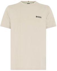 BOSS - Active Stretch-Jersey Slim-Fit T-Shirt With Moisture Management - Lyst