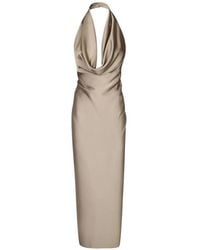 Blanca Vita - Cowl-Neck Maxi Dress - Lyst