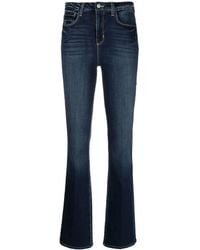 L'Agence - Selma Bootcut-Jeans Mit Hohem Bund - Lyst