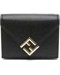 Fendi - Ff Diamonds Tri-Fold Wallet - Lyst
