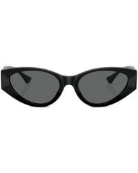 Versace - Medusa Oval-frame Sunglasses - Lyst
