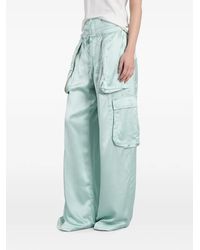 B1ARCHIVE - Satin-Finish Drawstring Cargo Pants - Lyst