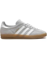 adidas - Zapatillas Gazelle Indoor Grey Two/Cloud White/Gold Metallic - Lyst