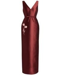 Erdem - Embroidered Mikado Gown - Lyst
