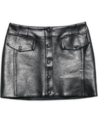 Patrizia Pepe - Double Front Miniskirt With Bottons - Lyst