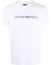 Emporio Armani - T-shirt con stampa - Lyst