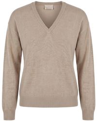 Drumohr - Fine-Knit V-Neck Sweater - Lyst