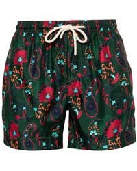 Peninsula - Casablanca Paisley-Print Swim Shorts - Lyst