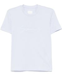 Givenchy - T-Shirt Mit Logo-Stickerei - Lyst