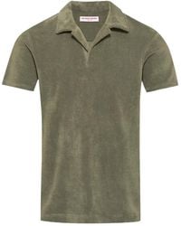 Orlebar Brown - Terry Resort polo-collar top - Lyst