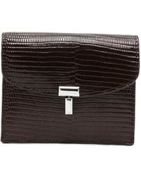 TOTEME - T-Lock Lizard-Embossed Cardholder - Lyst