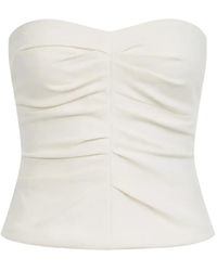The Sei - Pleated Bustier Top - Lyst