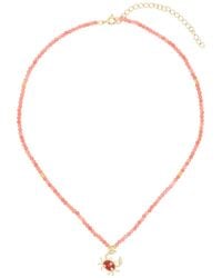 Eshvi - Collar Con Colgante De Cangrejo - Lyst