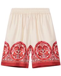 La DoubleJ - Silk Palazzo Shorts - Lyst