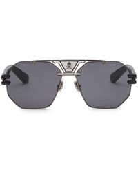 Philipp Plein - Plein Icon Oversize-frame Sunglasses - Lyst