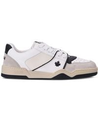 DSquared² - Spider Leather Low-top Sneakers - Lyst