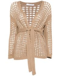 Max Mara - Mxpgelo Long-Sleeved Cardigan - Lyst