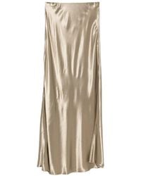 Erika Cavallini Semi Couture - Satin-Finish Maxi Skirt - Lyst